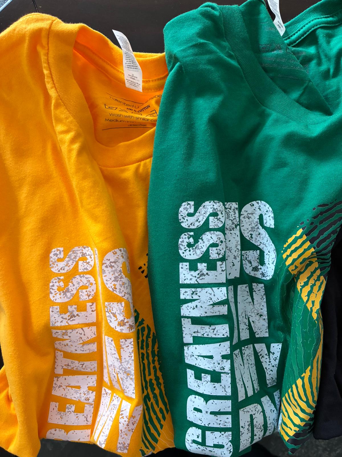 Greatness Is In My DNA — Green on body